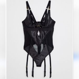 Ann Summers Black Lingerie Bodysuit